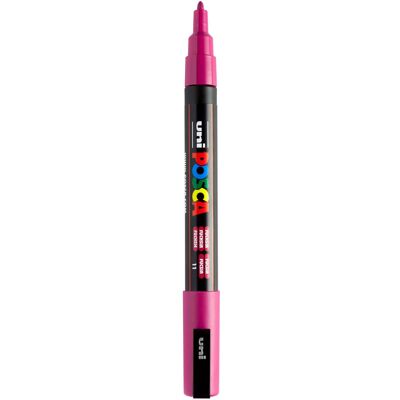 Uni Posca pc3m acrylmarker fuchsia - ronde punt tot 1,3 mm Fuchsia Uni Posca pc3m acrylmarker fuchsia - ronde punt tot 1,3 mm Fuchsia