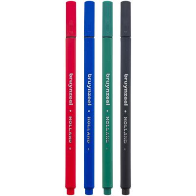 Bruynzeel fineliner set 4 kleuren Multi Kleuren Bruynzeel fineliner set 4 kleuren Multi Kleuren