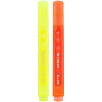 Bruynzeel markeerstiften set 2 kleuren - geel en oranje Multi Kleuren Bruynzeel markeerstiften set 2 kleuren - geel en oranje Multi Kleuren