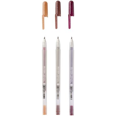 Sakura gelly roll metallic set 3 gelpennen nature Multi Kleuren Sakura gelly roll metallic set 3 gelpennen nature Multi Kleuren