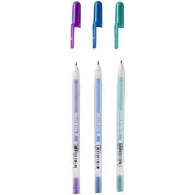 Sakura moonlight set 3 gelpennen ocean Multi Kleuren Sakura moonlight set 3 gelpennen ocean Multi Kleuren