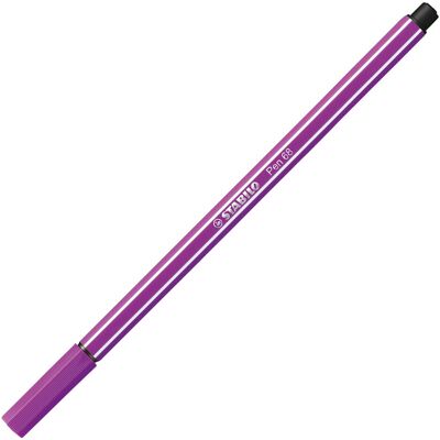 STABILO Pen 68 Lilac Waterige inkt - 1mm - 10 stuks - viltstift STABILO Pen 68 Lilac Waterige inkt - 1mm - 10 stuks - viltstift