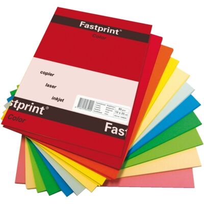 Quantore Kopieerpapier fastprint a4 120gr 10kleuren x10vel 100vel Quantore Kopieerpapier fastprint a4 120gr 10kleuren x10vel 100vel