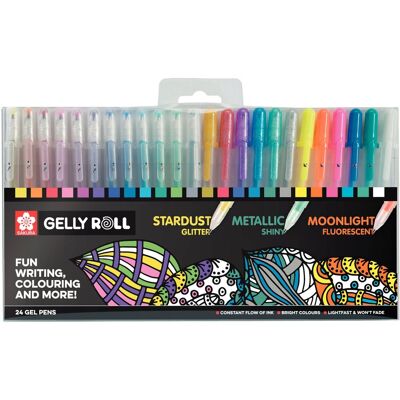 Sakura gelly rolls, 24st. Sakura gelly rolls, 24st.