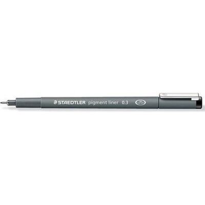 STAEDTLER - artist series - pigment liner - fineliner - zwart - 0.3 mm - 10 stuks STAEDTLER - artist series - pigment liner - fineliner - zwart - 0.3 mm - 10 stuks