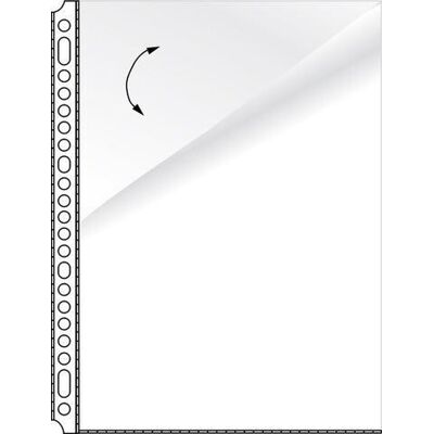 Kangaro showtas - a4 - l-model - pp 80 micron - 23-gaats - 10 x 10 stuks Kangaro showtas - a4 - l-model - pp 80 micron - 23-gaats - 10 x 10 stuks