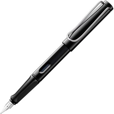 Lamy safari vulpen zwart extra fijn Lamy safari vulpen zwart extra fijn