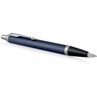 Parker im-balpen matblauw medium punt met blauwe inkt met geschenkdoos Parker im-balpen matblauw medium punt met blauwe inkt met geschenkdoos