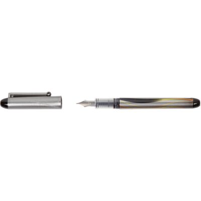 Pilot Vulpen vpen medium zilver/zwart 12 stuks Pilot Vulpen vpen medium zilver/zwart 12 stuks