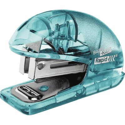 Rapid mini nietmachine met bovenlaadmechanisme - niet tot 10 vellen - met geïntegreerde ontnieter - nietjes meegeleverd - blauw Rapid mini nietmachine met bovenlaadmechanisme - niet tot 10 vellen - met geïntegreerde ontnieter - nietjes meegeleverd - blauw