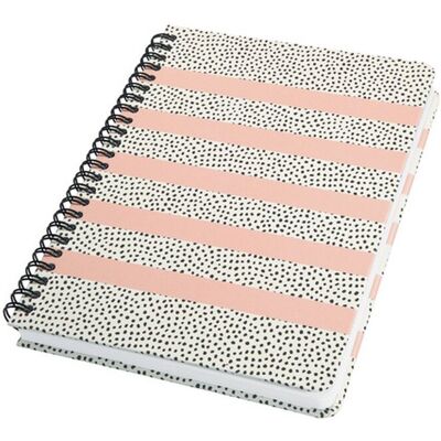 Sigel - spiraal notitieboek - a5 - jolie - hardcover - 120 pagina's - dots - 100 grams papier - sweet dots - si-jn600 Sigel - spiraal notitieboek - a5 - jolie - hardcover - 120 pagina's - dots - 100 grams papier - sweet dots - si-jn600