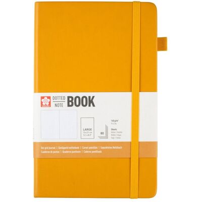 Sakura notitieboek - a5 dot grid � harde kaft � 140 g/m� papier � japanse kerria � 21 x 14 cm Sakura notitieboek - a5 dot grid � harde kaft � 140 g/m� papier � japanse kerria � 21 x 14 cm