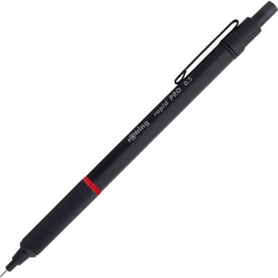 Rotring rapid pro-vulpotlood 0,5 mm zwart Rotring rapid pro-vulpotlood 0,5 mm zwart