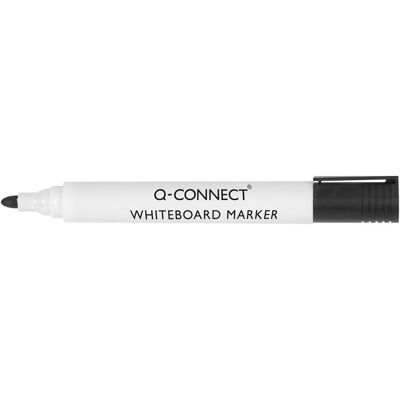 Q-CONNECT whiteboardmarker, 2-3 mm, ronde punt, zwart 10 stuks Q-CONNECT whiteboardmarker, 2-3 mm, ronde punt, zwart 10 stuks