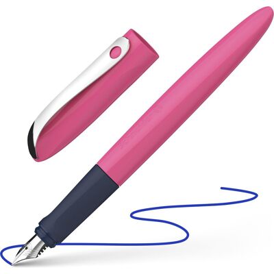 Schneider Schrijfwaren Schneider vulpen - wavy - penpunt a - roze - s-162139 Schneider Schrijfwaren Schneider vulpen - wavy - penpunt a - roze - s-162139