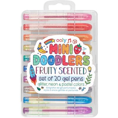 Ooly - mini doodlers - 20 gekleurde mini gelpennen met fruitgeur Ooly - mini doodlers - 20 gekleurde mini gelpennen met fruitgeur