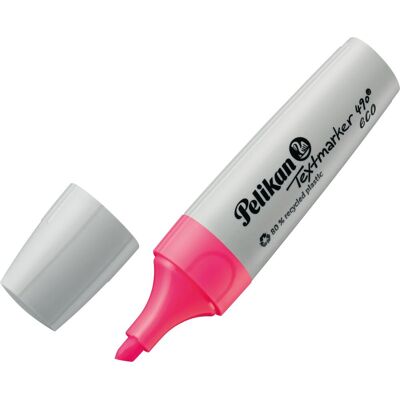 Pelikan textmarker 490 - eco markeerstift - roze - 10 stuks Pelikan textmarker 490 - eco markeerstift - roze - 10 stuks