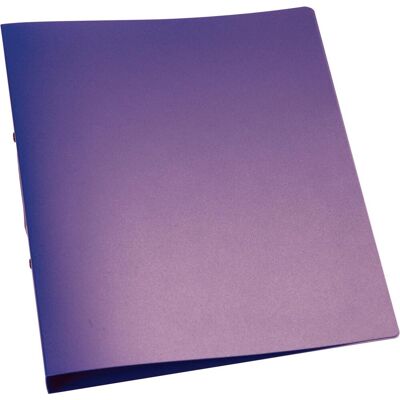 Q-CONNECT ringmap, pp, 2 ringen, 25 mm, transparant paars Q-CONNECT ringmap, pp, 2 ringen, 25 mm, transparant paars