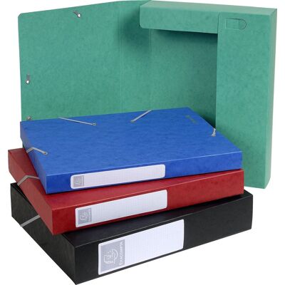 Exacompta 10x cartobox archiefdoos rug 40mm - a4 (vlak geleverd) - geassorteerd - 14000h Exacompta 10x cartobox archiefdoos rug 40mm - a4 (vlak geleverd) - geassorteerd - 14000h