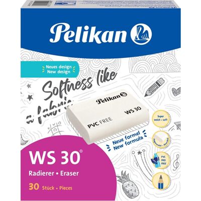 Pelikan - gum ws 30 doos van 30 stuks Pelikan - gum ws 30 doos van 30 stuks