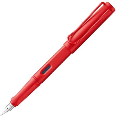 Lamy safari vulpen rood mat fijne punt Lamy safari vulpen rood mat fijne punt
