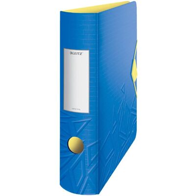Leitz 180° active urban chic pp ordner voor 500 vel - map voor a4 documenten - rugbreedte van 82 mm - blauw Leitz 180° active urban chic pp ordner voor 500 vel - map voor a4 documenten - rugbreedte van 82 mm - blauw