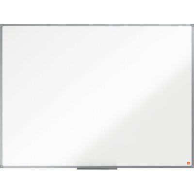 Nobo essence magnetisch emaille whiteboard met pennengoot - 1200x900mm - ideaal voor kantoor -wit Nobo essence magnetisch emaille whiteboard met pennengoot - 1200x900mm - ideaal voor kantoor -wit