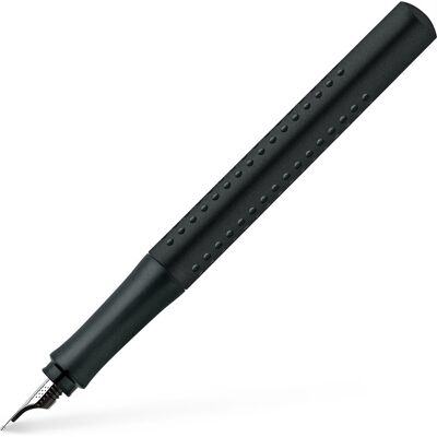 Faber-Castell vulpen - grip 2011 - zwart - penpunt f - fc-140908 Faber-Castell vulpen - grip 2011 - zwart - penpunt f - fc-140908