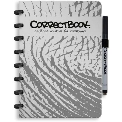 Correctbook a5 uitwisbaar notitieboek - clever elephant - gelinieerd - herbruikbaar schrift - inclusief pen & wisdoekje - aanvulbaar met extra pagina's Correctbook a5 uitwisbaar notitieboek - clever elephant - gelinieerd - herbruikbaar schrift - inclusief pen & wisdoekje - aanvulbaar met extra pagina's