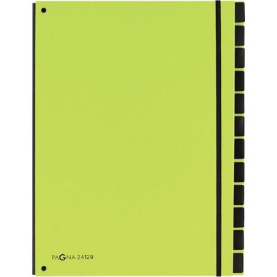 Pagna Sorteermap trend 12 tabs a4 appelgroen Pagna Sorteermap trend 12 tabs a4 appelgroen