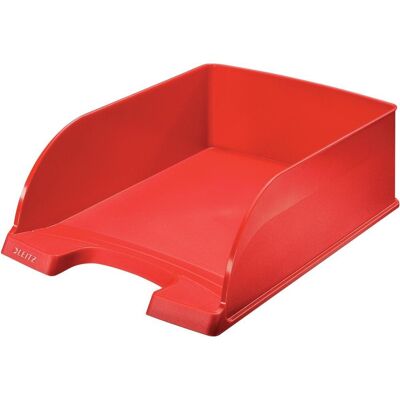 Leitz plus jumbo brievenbak - a4 - rood Leitz plus jumbo brievenbak - a4 - rood