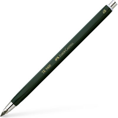 Faber-Castell vulpotlood - tk 9400 - diameter 3,15mm - hardheid 6b - fc-139406 Faber-Castell vulpotlood - tk 9400 - diameter 3,15mm - hardheid 6b - fc-139406