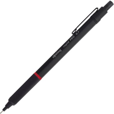 Rotring rapid pro-vulpotlood - 0,7 mm - zwarte behuizing Rotring rapid pro-vulpotlood - 0,7 mm - zwarte behuizing