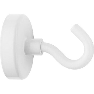 Westcott - Crochet aimanté - 48 mm - ronde - wit Westcott - Crochet aimanté - 48 mm - ronde - wit