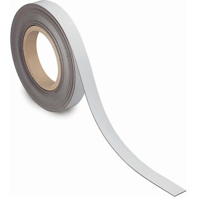 MAUL magneetband metaal 1 stuk 42 g/cm ² magnetisch kunststoffbeschichtet beschriftbar 10 m x 2 cm x 1 mm wit MAUL magneetband metaal 1 stuk 42 g/cm ² magnetisch kunststoffbeschichtet beschriftbar 10 m x 2 cm x 1 mm wit