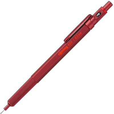 Rotring 600-vulpotlood - 0,5 mm - rode behuizing Rotring 600-vulpotlood - 0,5 mm - rode behuizing