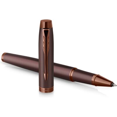 Parker im monochrome rollerballpen zwarte inkt bordeauxrode afwerking en details fijne punt met geschenkdoos Parker im monochrome rollerballpen zwarte inkt bordeauxrode afwerking en details fijne punt met geschenkdoos