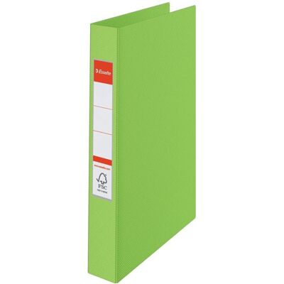 Esselte vivida 4-rings ringband voor 190 a4 vel - rugbreedte van 42mm - groen Esselte vivida 4-rings ringband voor 190 a4 vel - rugbreedte van 42mm - groen
