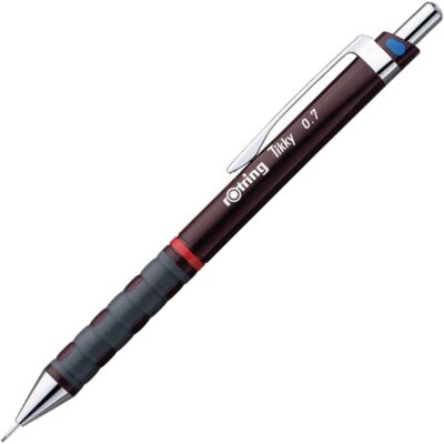 Rotring tikky-vulpotlood - hb - 0,7 mm - bourgondroode behuizing Rotring tikky-vulpotlood - hb - 0,7 mm - bourgondroode behuizing