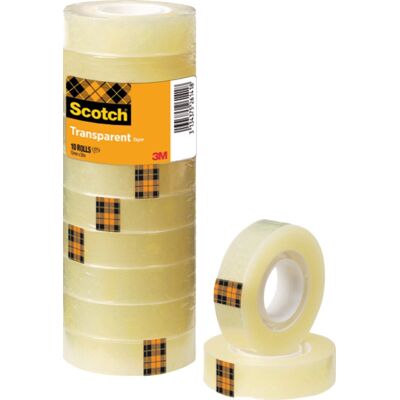 Scotch ® general purpose tape, transparant, toren, 15 mm x 33 m, 10 rollen/toren Scotch ® general purpose tape, transparant, toren, 15 mm x 33 m, 10 rollen/toren