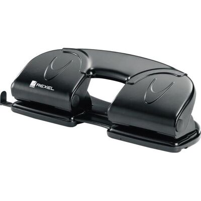 Rexel v412-perforator 4-gaats - perforeert tot 12 vel - zwart Rexel v412-perforator 4-gaats - perforeert tot 12 vel - zwart