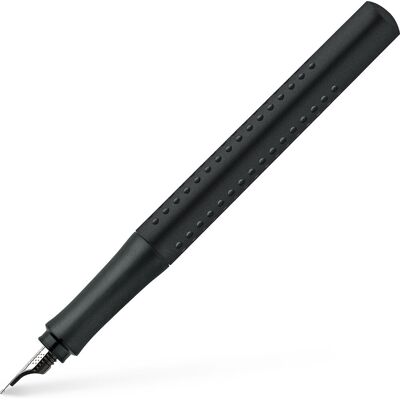 Faber-Castell vulpen - grip 2011 - penpunt m - zwart - fc-140901 Faber-Castell vulpen - grip 2011 - penpunt m - zwart - fc-140901