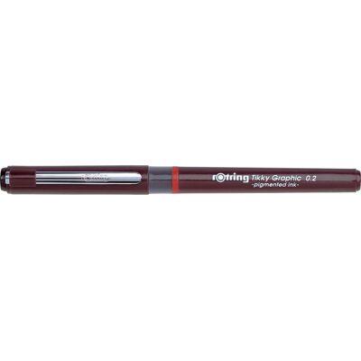 Rotring tikky graphic-viltstift fineliners 0,20 mm zwarte inkt Rotring tikky graphic-viltstift fineliners 0,20 mm zwarte inkt