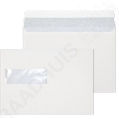 Raadhuis dienstenvelop - 156x220mm - ea5 - venster links - met plakstrip - wit - 500 stuks - rd-202540 Raadhuis dienstenvelop - 156x220mm - ea5 - venster links - met plakstrip - wit - 500 stuks - rd-202540