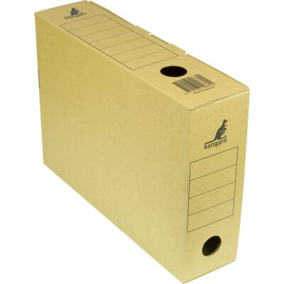 Kangaro archiefdoos - a4 - 32x23x8cm - karton - 25 stuks - k-2005 Kangaro archiefdoos - a4 - 32x23x8cm - karton - 25 stuks - k-2005