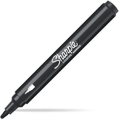 Sharpie acryl marker permanent zwart - waterdicht & dekkend Sharpie acryl marker permanent zwart - waterdicht & dekkend