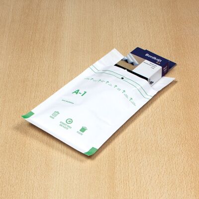Raadhuis luchtkussenenvelop - 120x175mm - a11 - met plakstrip - wit - 200 stuks Raadhuis luchtkussenenvelop - 120x175mm - a11 - met plakstrip - wit - 200 stuks