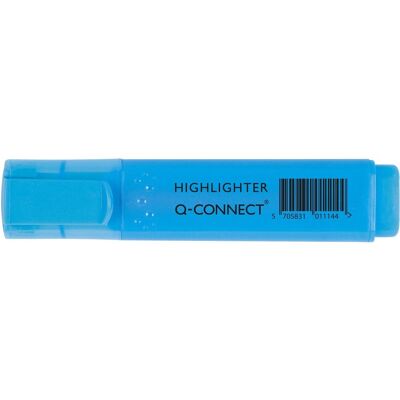 Q-CONNECT markeerstift, blauw 10 stuks Q-CONNECT markeerstift, blauw 10 stuks