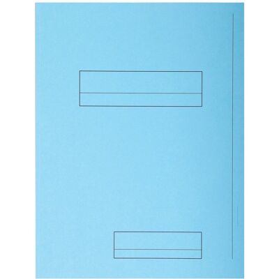 Exacompta super 210 - pak van 50 mappen met 2 kleppen - 24x32cm - - lichtblauw - 335006e Exacompta super 210 - pak van 50 mappen met 2 kleppen - 24x32cm - - lichtblauw - 335006e
