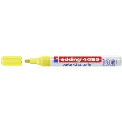 Edding Krijtstift 4095 rond neon geel 2-3mm omdoos a 10 stuk 10 stuks Edding Krijtstift 4095 rond neon geel 2-3mm omdoos a 10 stuk 10 stuks